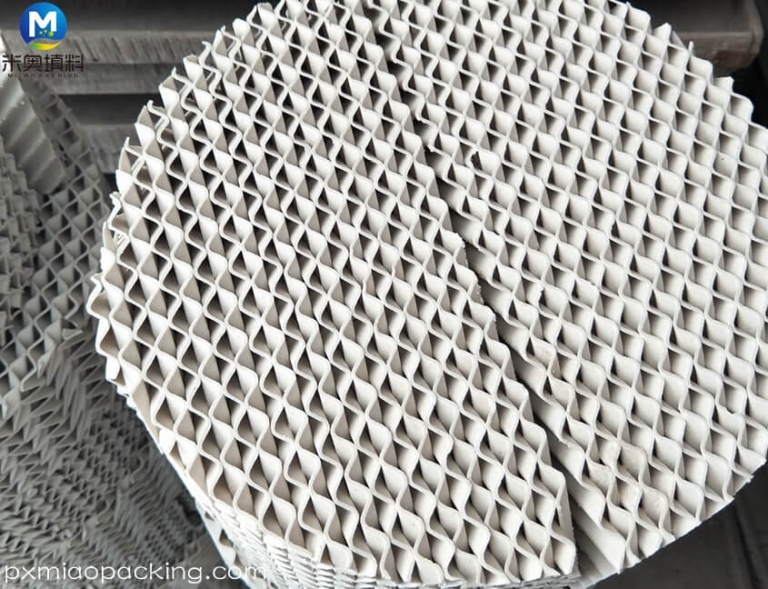 Ceramic Structured Packing PingXiang Mi'Ao Packing Co.,ltd