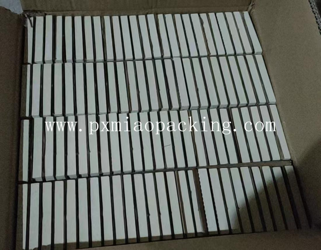 Customized package separated with card
