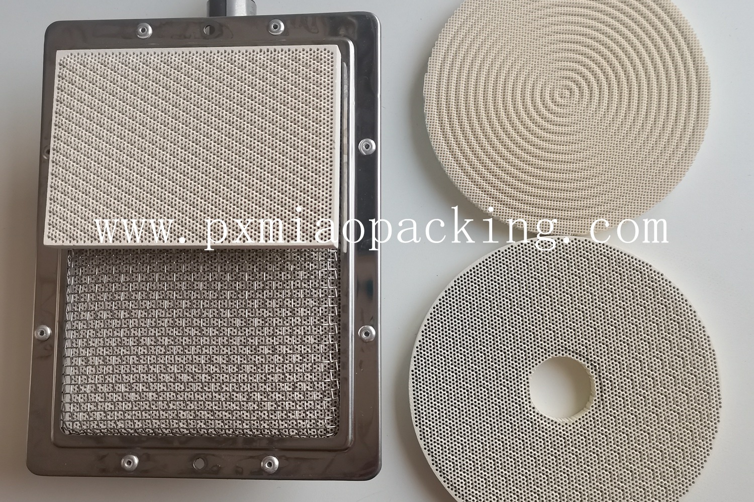 Infrared ceramic plate