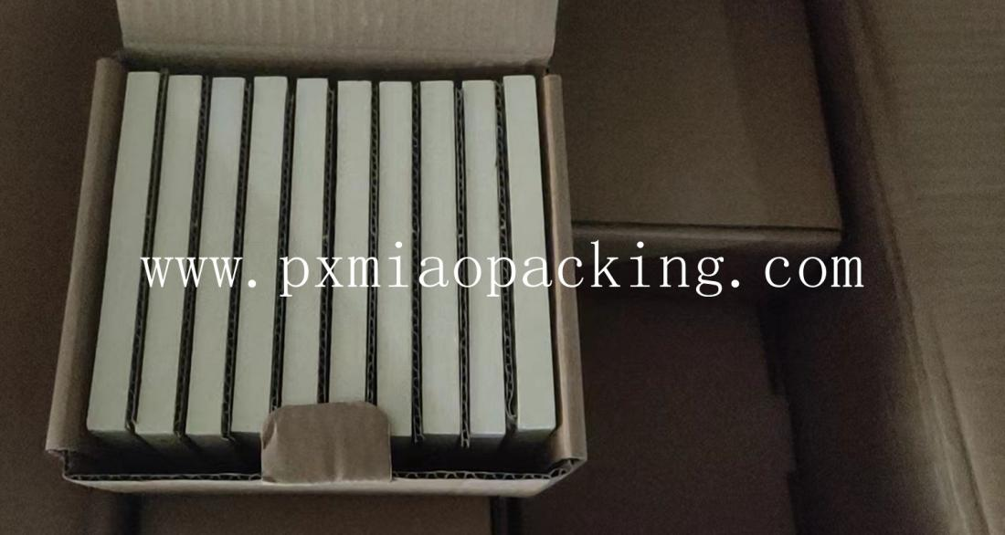 customized package separated with card and small box